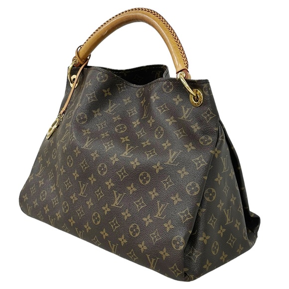 Louis Vuitton Artsy MM Monogram Canvas Leather Tote Shoulder Bag Purse Handbag - Picture 7 of 16